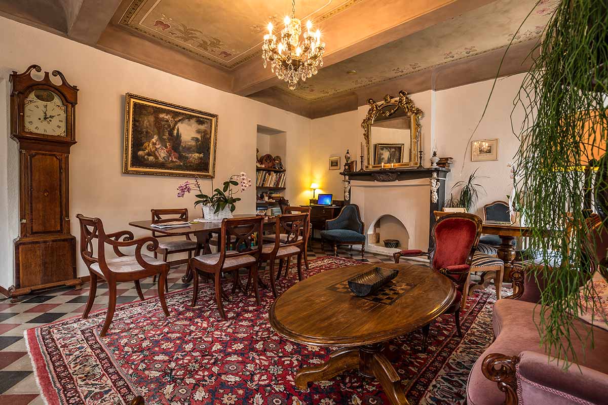 Romantik & Swiss Historic Hotel Villa Carona, hoch über dem Luganersee nähe Morcote, Meride und Lugano im Tessin