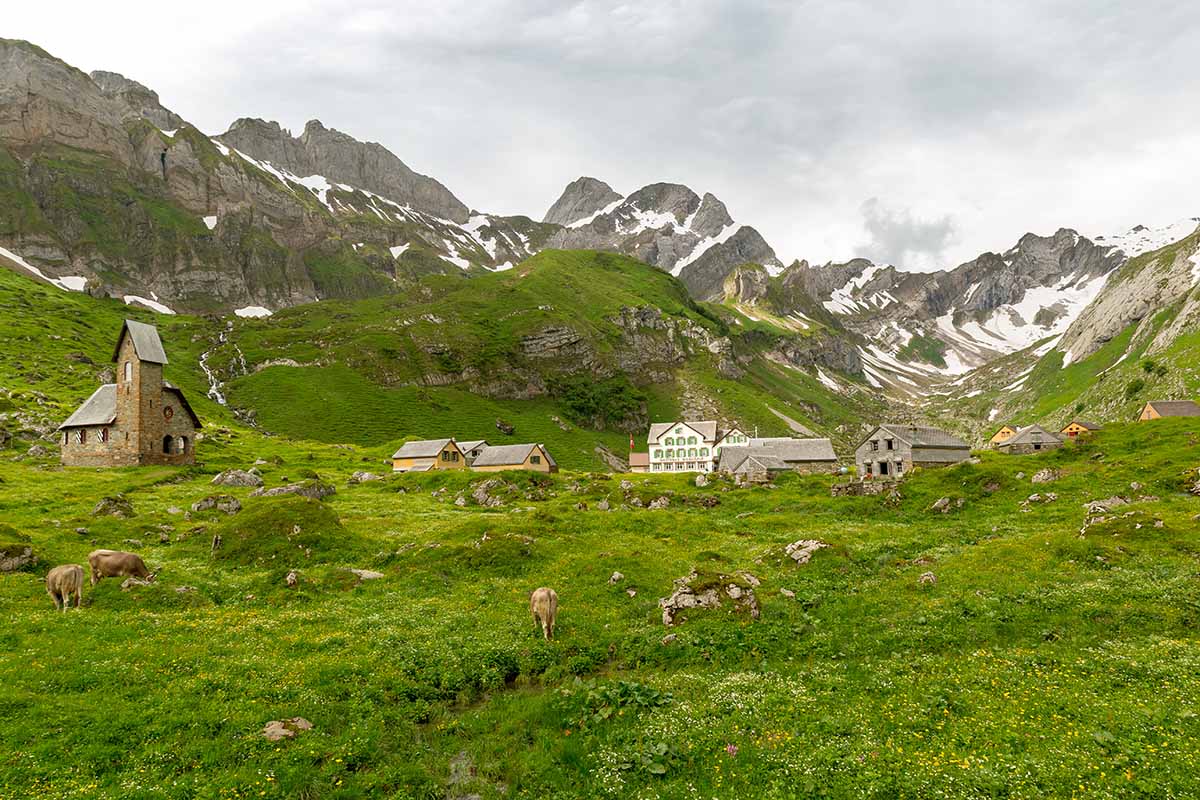 Berggasthaus Meglisalp im Alpstein, Appenzell